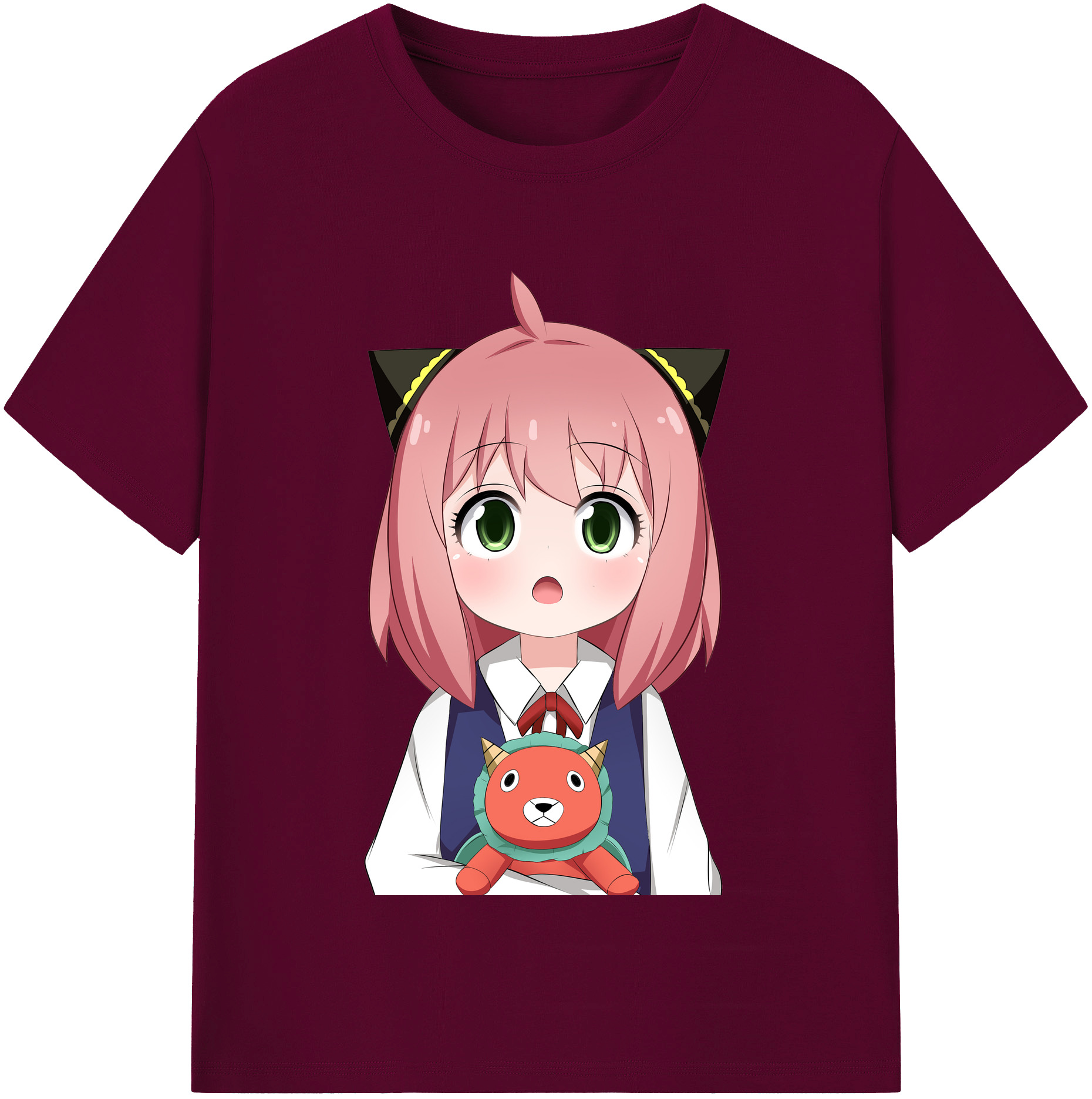 （画像用） SPY×FAMILY间谍家家酒 レディースカジュアルプリントTシャツ（綿100％）